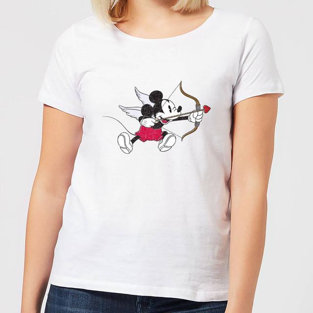 Disney Mickey Cupid Women's T-Shirt - White - M on Productcaster.