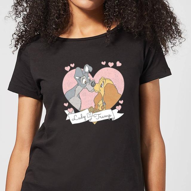 Disney Lady And The Tramp Love Women's T-Shirt - Black - S on Productcaster.