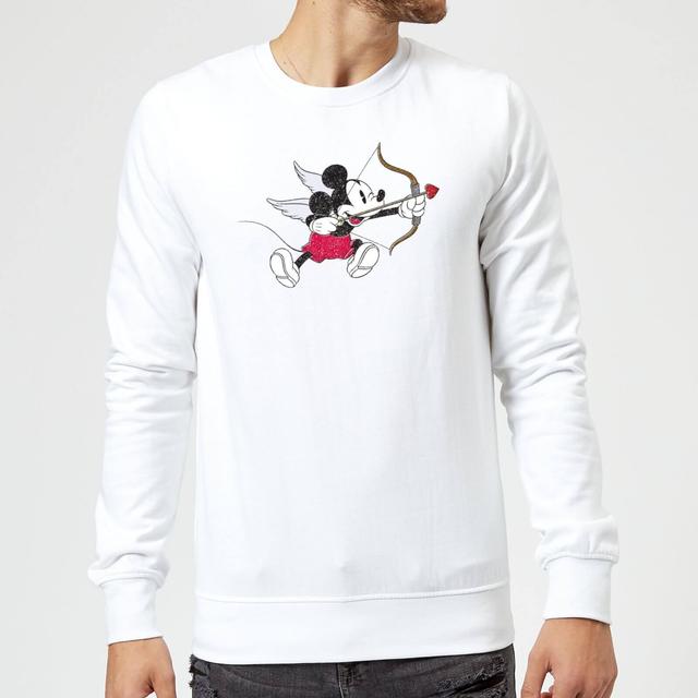 Disney Mickey Cupid Sweatshirt - White - XXL on Productcaster.