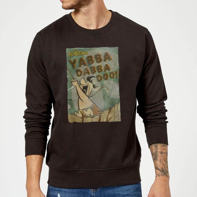 Los Picapiedra Yabba Dabba Doo! Sudadera - Negro - S - Negro on Productcaster.