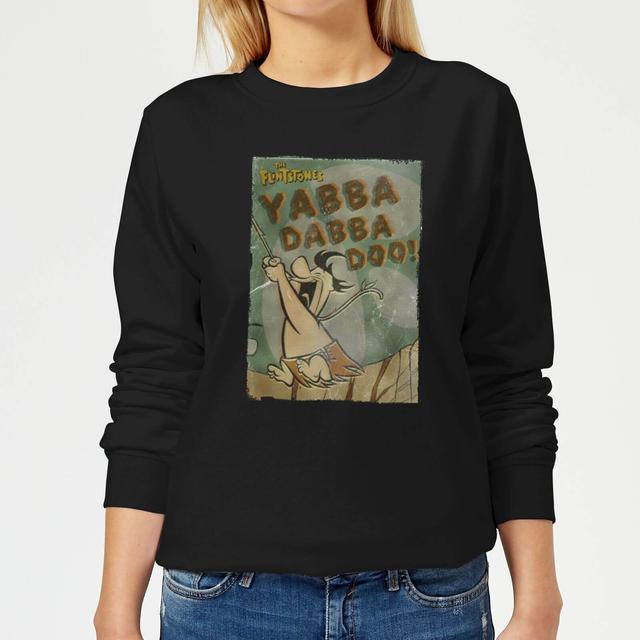 Los Picapiedra Yabba Dabba Doo! Sudadera para mujer - Negro - L - Negro on Productcaster.