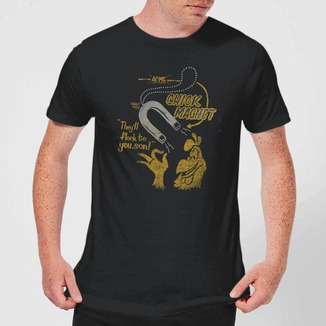 Camiseta ACME Chick Magnet para hombre de Looney Tunes - Negro - L - Negro on Productcaster.