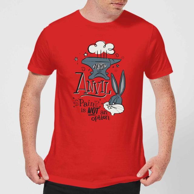 Looney Tunes ACME Anvil Men's T-Shirt - Red - L on Productcaster.