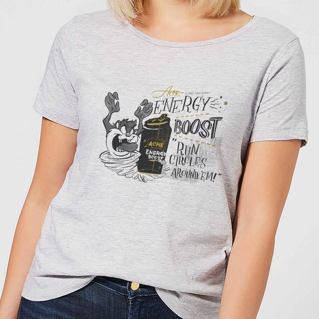 Looney Tunes ACME Energy Boost Women's T-Shirt - Grey - 5XL on Productcaster.