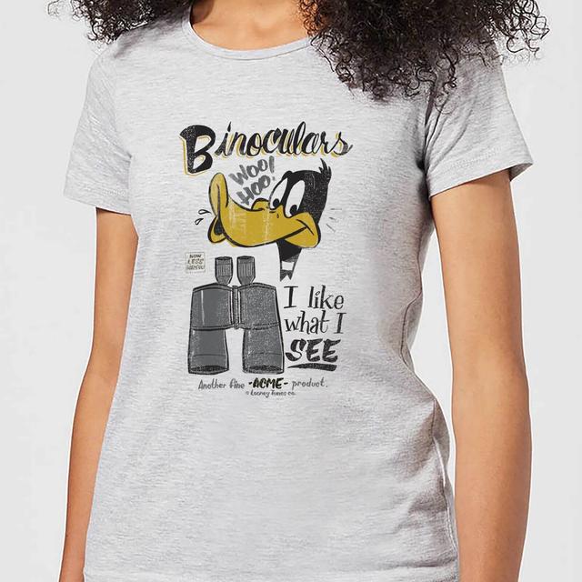 Looney Tunes ACME Binoculars Women's T-Shirt - Grey - XXL on Productcaster.