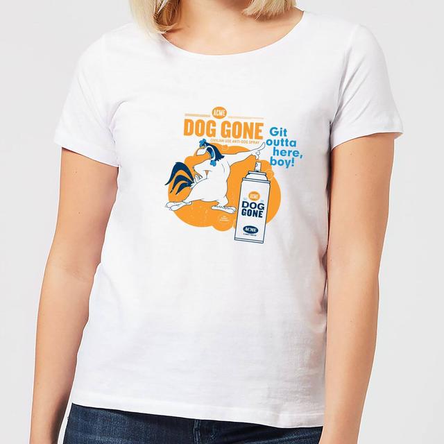 Camiseta ACME Dog Gone para mujer de Looney Tunes - Blanco - M - Blanco on Productcaster.