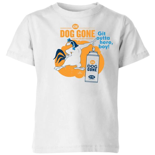 Looney Tunes ACME Dog Gone Kids' T-Shirt - White - 5-6 Jahre on Productcaster.