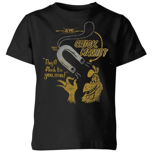 Camiseta ACME Chick Magnet para niño de Looney Tunes - Negro - 11-12 años - Negro on Productcaster.