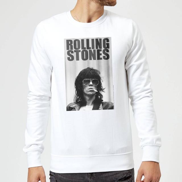 Rolling Stones Keith Smoking Sweatshirt - Weiß - XXL - Weiß on Productcaster.