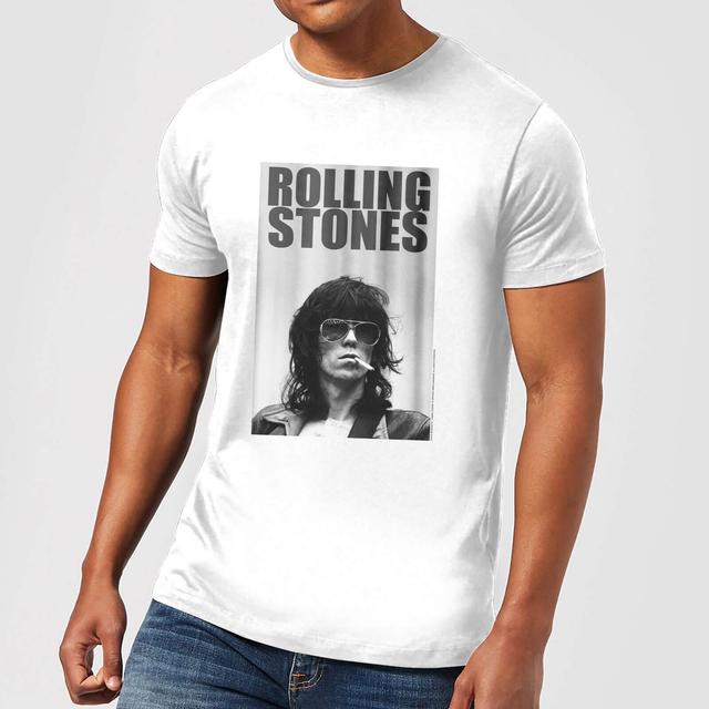 Camiseta Keith Smoking para hombre de Rolling Stones - Blanco - M on Productcaster.