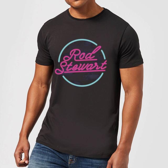 Camiseta Rod Stewart Neon para hombre - Negro - 4XL on Productcaster.