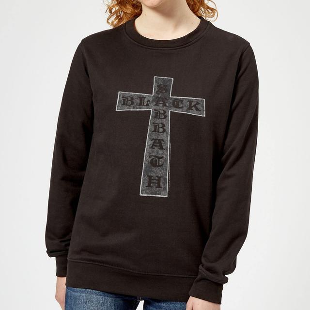 Sudadera para mujer Black Sabbath Cross - Negro - XL - Negro on Productcaster.