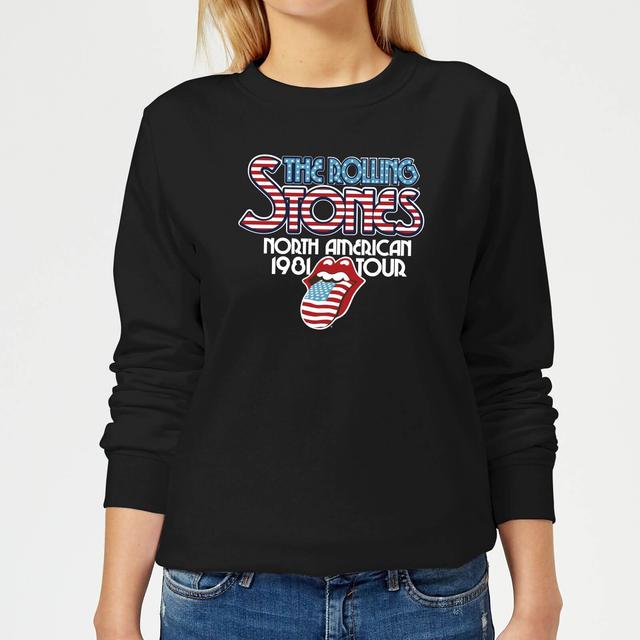 Sudadera 81 Tour Logo para mujer de Rolling Stones - Negro - XS - Negro on Productcaster.