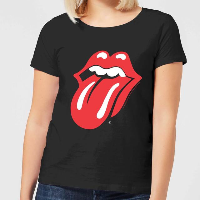 Camiseta Classic Tongue para mujer de Rolling Stones - Negro - S on Productcaster.