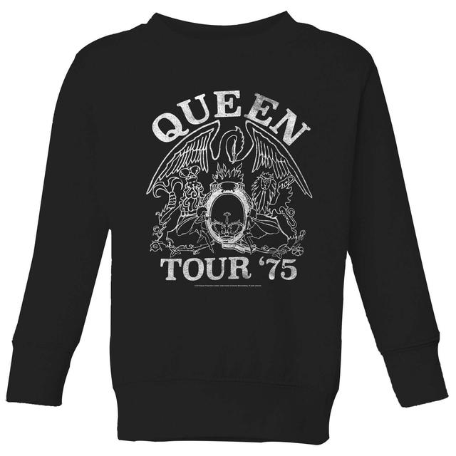 Sudadera para niños Tour 75 de Queen - Negro - 9-10 años on Productcaster.