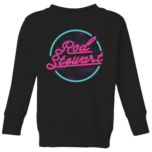 Rod Stewart Neon Kinder Sweatshirt - Schwarz - 3-4 Jahre on Productcaster.