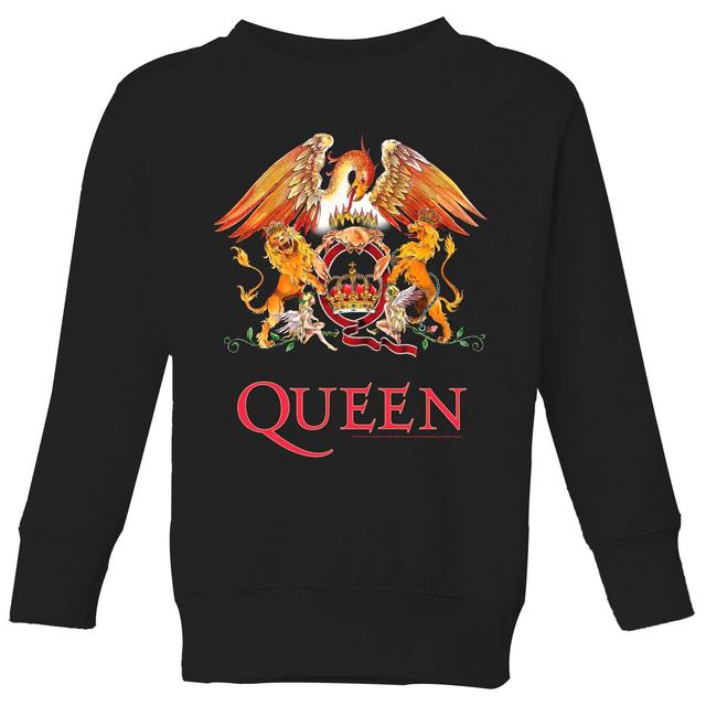 Sudadera para niños Queen Crest - Negro - 7-8 años on Productcaster.