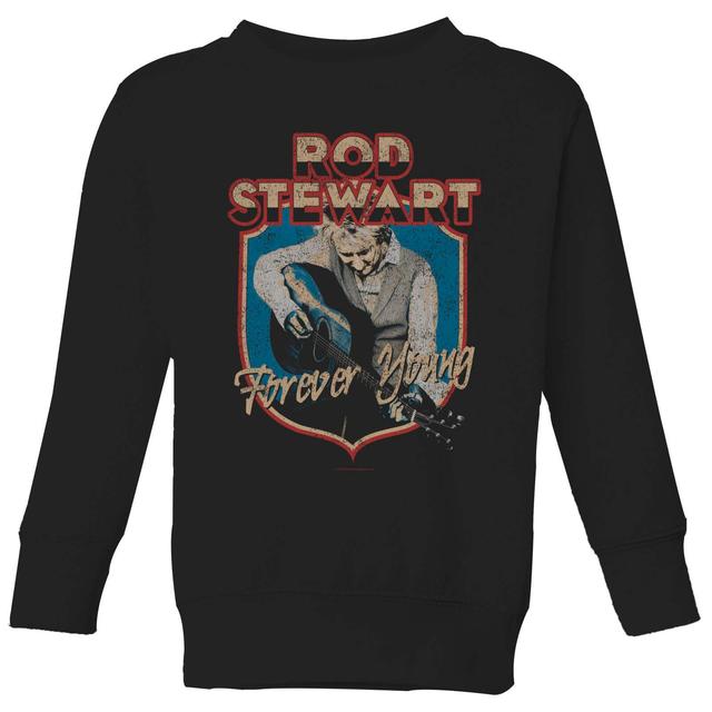 Rod Stewart Forever Young Kinder Sweatshirt - Schwarz - 7-8 Jahre - Schwarz on Productcaster.