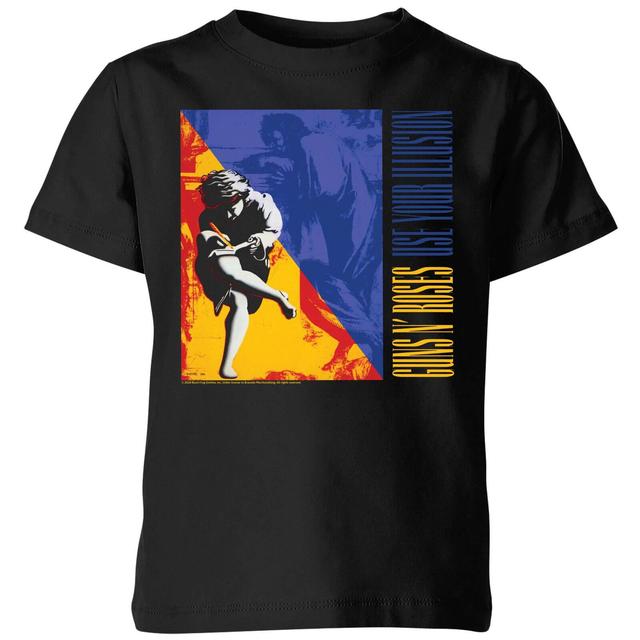 Guns N Roses Use Your Illusion Kinder T-Shirt - Schwarz - 9-10 Jahre - Schwarz on Productcaster.