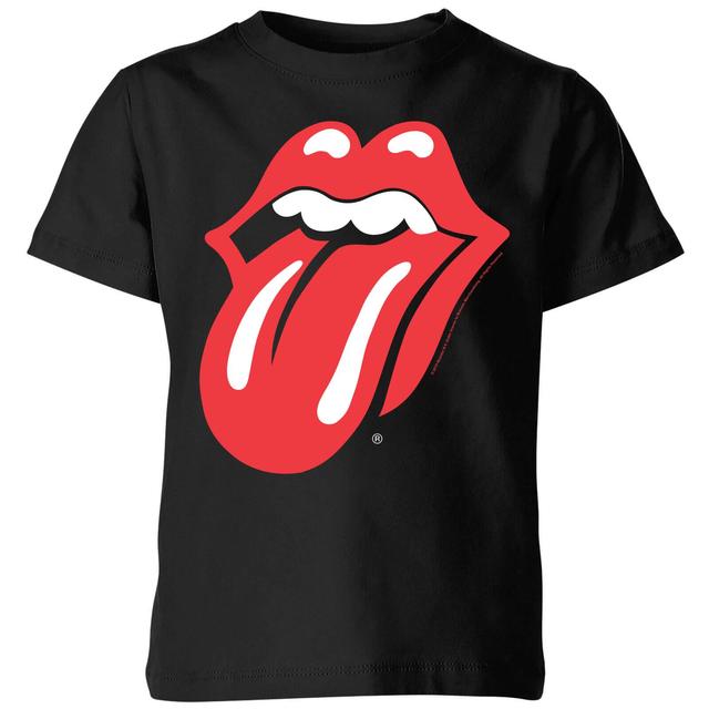 Rolling Stones Classic Tongue Kinder T-Shirt - Schwarz - 11-12 Jahre on Productcaster.