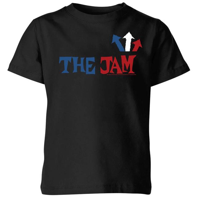 The Jam Text Logo Kinder T-Shirt - Schwarz - 7-8 Jahre - Schwarz on Productcaster.