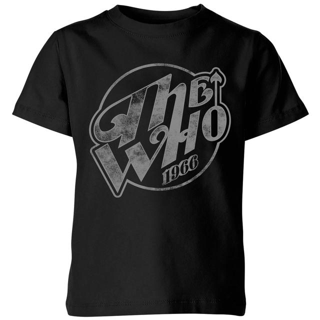 The Who 1966 Kinder T-Shirt - Schwarz - 9-10 Jahre - Schwarz on Productcaster.