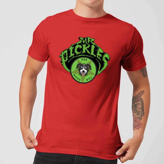 Mr Pickles Logo Men's T-Shirt - Red - S on Productcaster.