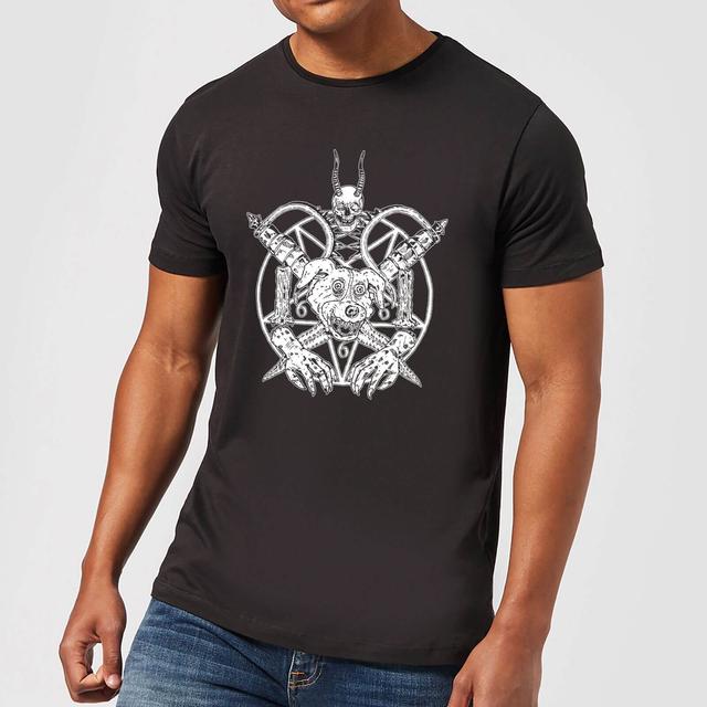 Mr Pickles Pentogram Drawn Dog Head Men's T-Shirt - Black - M on Productcaster.