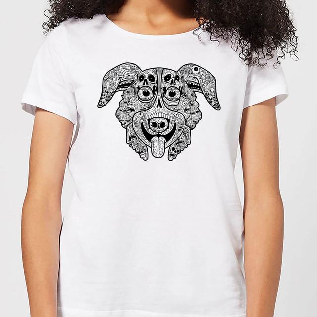 Camiseta Pattern Face para mujer de Mr Pickles - Blanco - L on Productcaster.