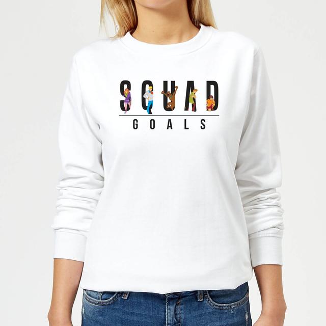 Scooby Doo Squad Goals Women's Sweatshirt - White - XS on Productcaster.