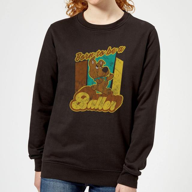 Sudadera Born To Be A Baller para mujer de Scooby Doo - Negro - S - Negro on Productcaster.