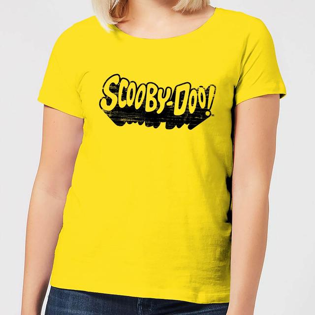 Camiseta Retro Mono Logo para mujer de Scooby Doo - Amarillo - L - Amarillo on Productcaster.