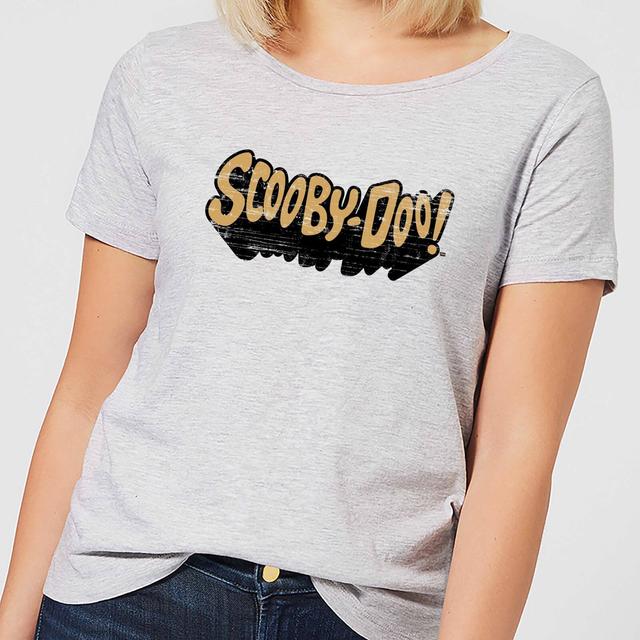 Camiseta Retro Colour Logo para mujer de Scooby Doo - Gris - L - Gris on Productcaster.