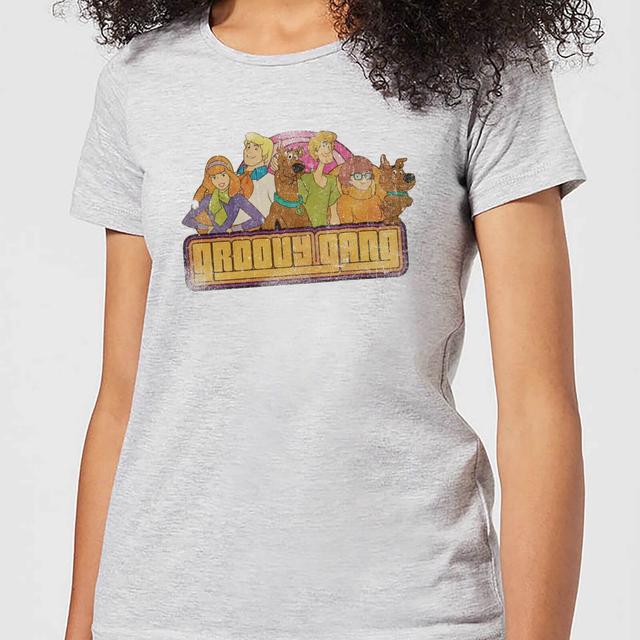 Camiseta Groovy Gang para mujer de Scooby Doo - Gris - XS on Productcaster.