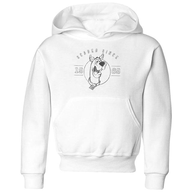 Scooby Doo Scared Since '69 Kids' Hoodie - White - 9-10 Anni - Bianco on Productcaster.