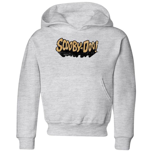 Scooby Doo Retro Colour Logo Kids' Hoodie - Grey - 5-6 Years - Grey on Productcaster.