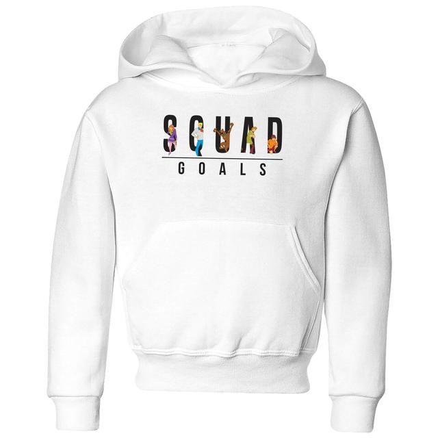 Sudadera con capucha Squad Goals para niño de Scooby Doo - Blanco - 9-10 años on Productcaster.