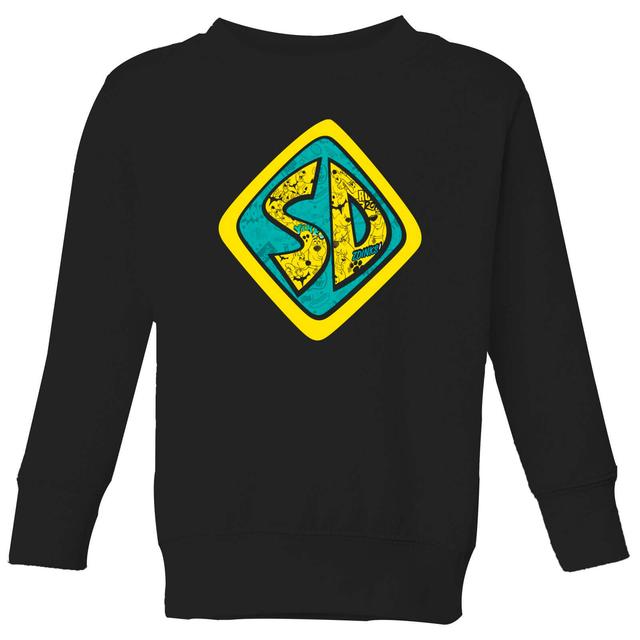 Scooby Doo Emblem Kids' Sweatshirt - Black - 5-6 Years on Productcaster.