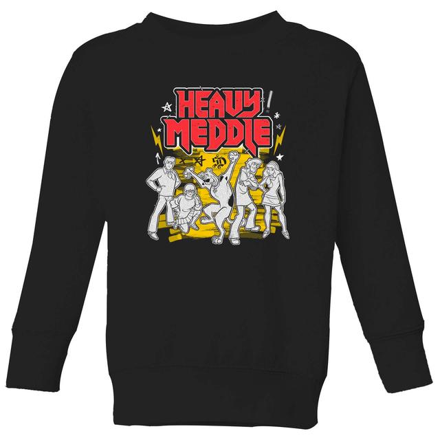 Scooby Doo Heavy Meddle Kids' Sweatshirt - Black - 11-12 Jahre - Schwarz on Productcaster.