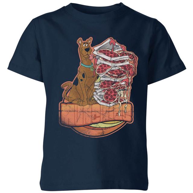 Scooby Doo Munchies Kids' T-Shirt - Navy - 5-6 Years - Navy on Productcaster.