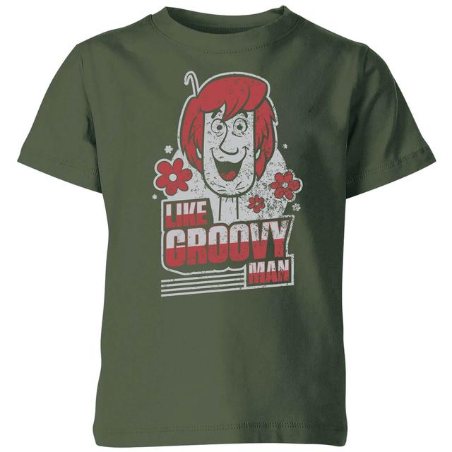 Scooby Doo Like, Groovy Man Kids' T-Shirt - Forest Green - 3-4 años - Forest Green on Productcaster.