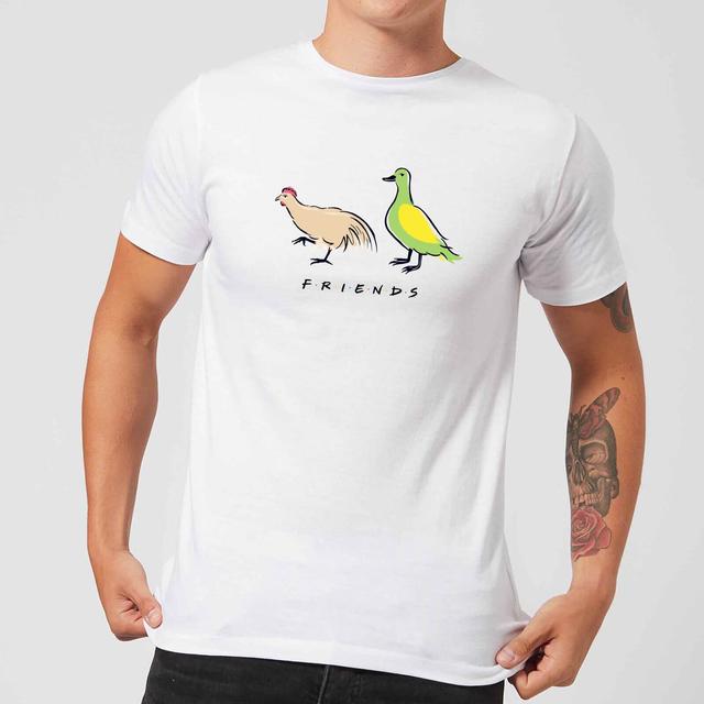 Camiseta The Chick And The Duck para hombre de Friends - Blanco - L on Productcaster.