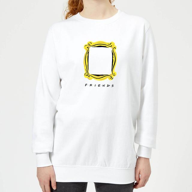 Friends Frame Women's Sweatshirt - White - XS on Productcaster.