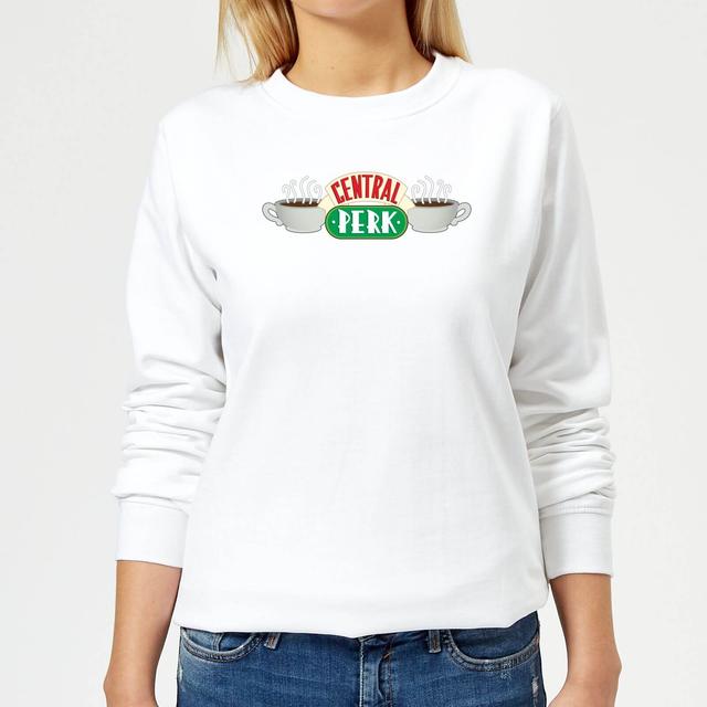 Friends Central Perk Women's Sweatshirt - White - XS on Productcaster.