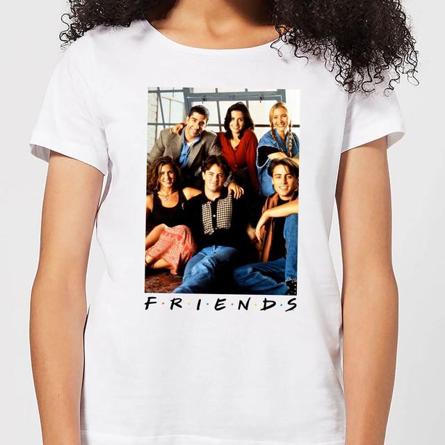 Friends Group Photo dames t-shirt - Wit - XXL on Productcaster.