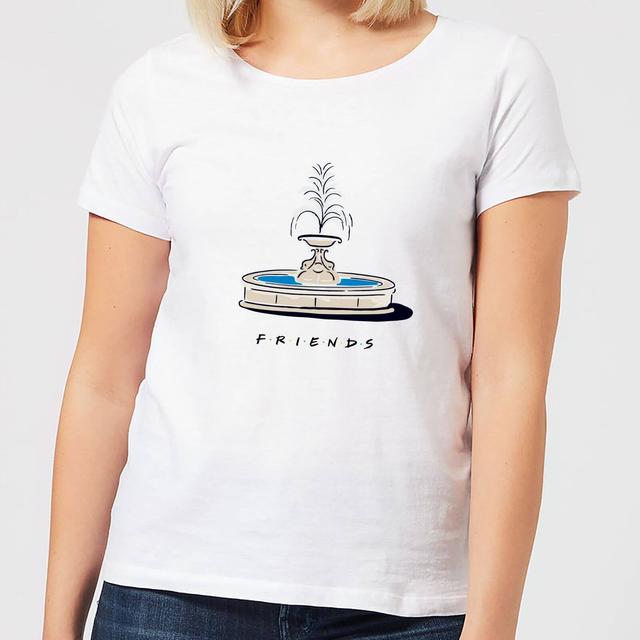 Friends Fountain Women's T-Shirt - White - XL on Productcaster.