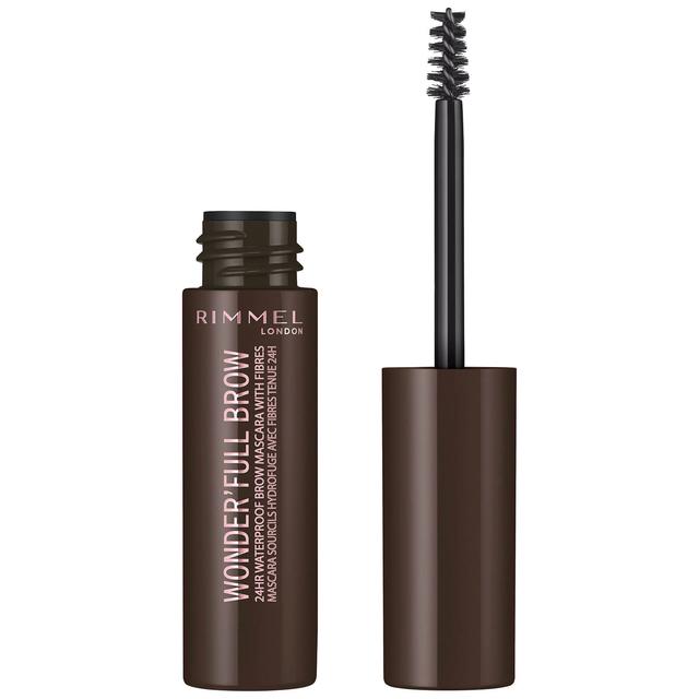 Rimmel Wonder'full 24hr Brow Mascara 4.5ml (Various Shades) - Dark on Productcaster.