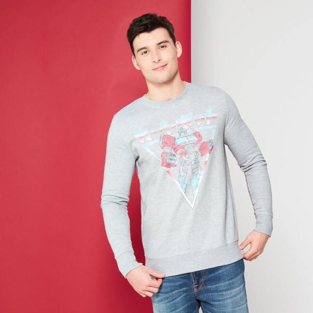 Transformers Optimus Prime Retro Japanese Sweatshirt - Grey - M - Grey on Productcaster.