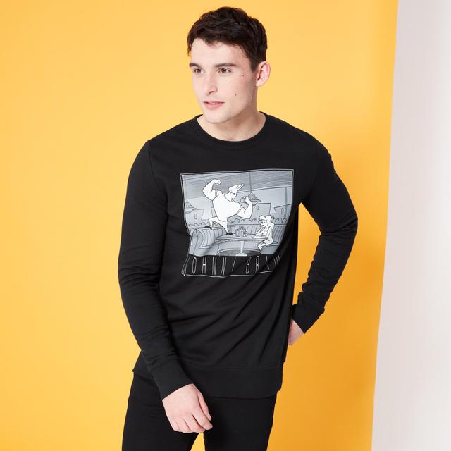 Sudadera Spin-Off Cartoon Network Johnny Bravo Escena Clásica - Negro - XXL - Negro on Productcaster.