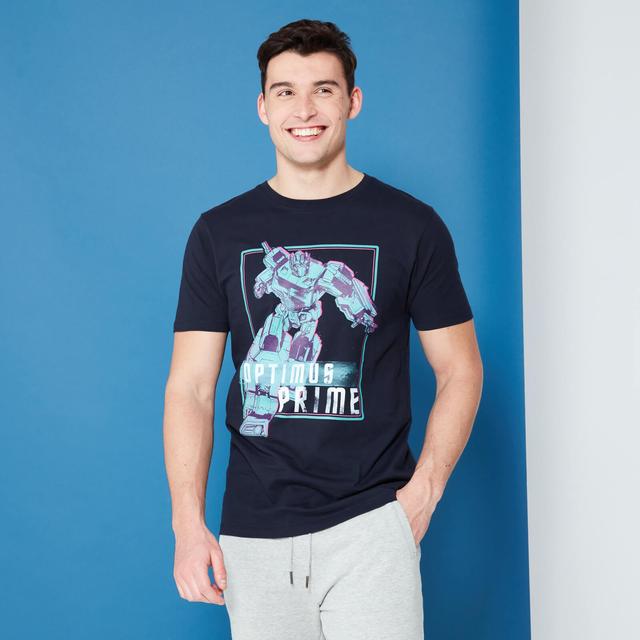 Transformers Optimus Prime Neon T-Shirt - Navy - XXL on Productcaster.